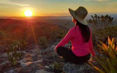 O famoso por do sol no Morro do Pai Inácio na Chapada Diamantina